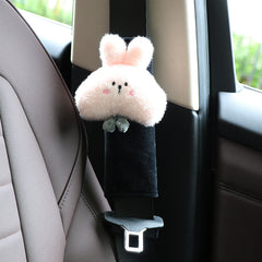 Rabbit Car Seat Pillow Lumbar Neck Headrest