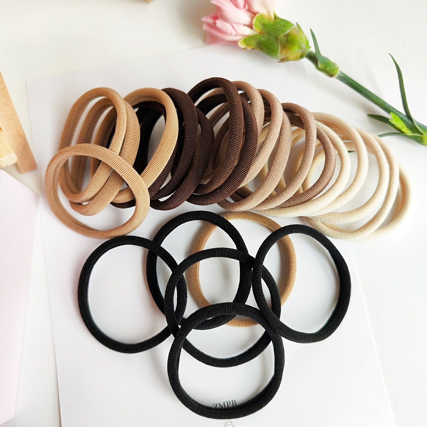 25pcs Large Elastic Hair Ties for Girls No Damage Hair Bands Hair Accessories
