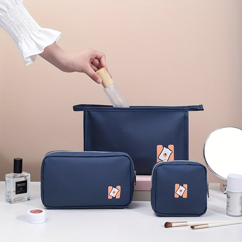 Casual Travel Cosmetic Bag Large Capacity Toiletry Storage Portable B