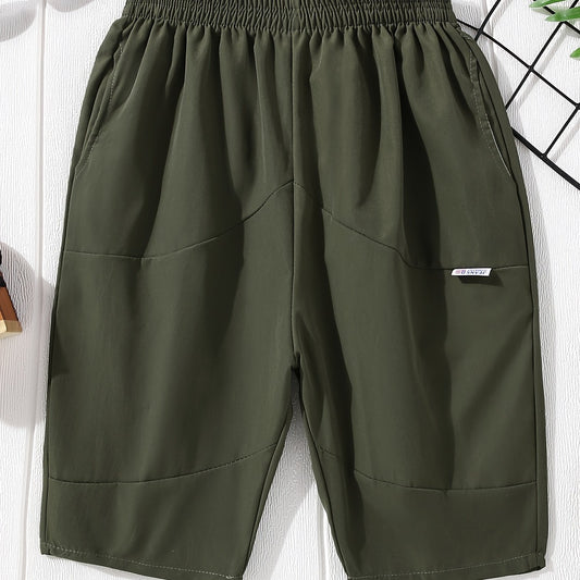 Boys Summer Shorts Loose Elastic Waist with Pockets