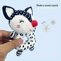 Newborn Hand Rattle Baby Toy Ringing Bell 0-1 Years Fox Elephant
