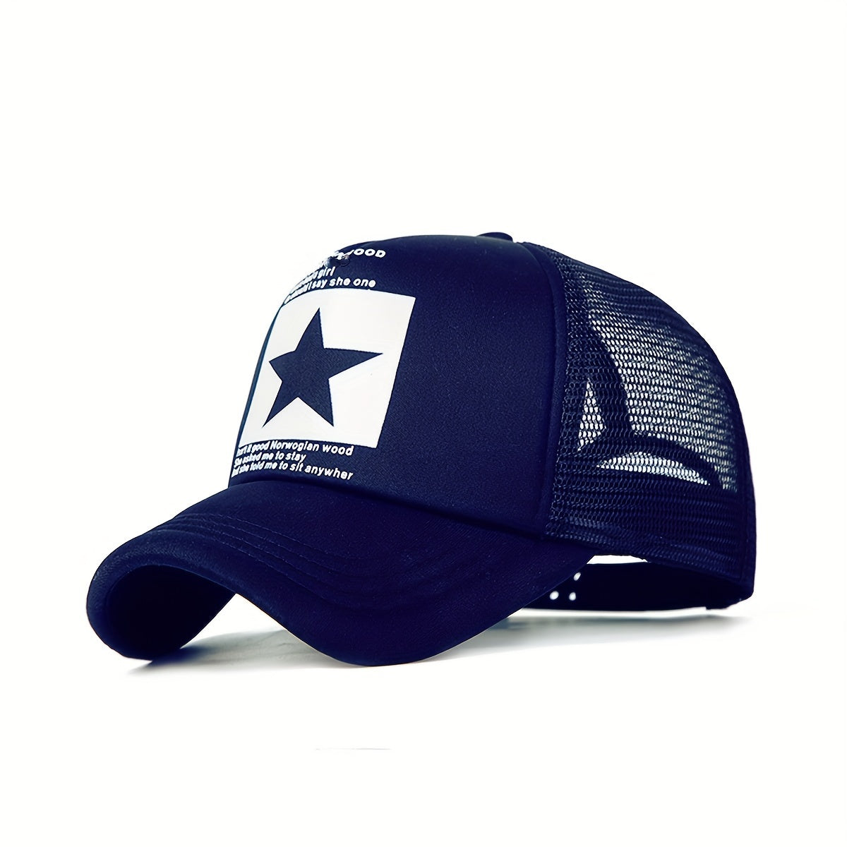Pentagram Pattern Mesh Baseball Cap