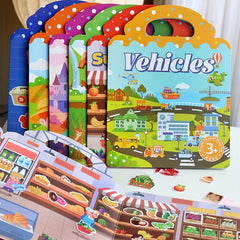 Kids DIY Sticker Books - Jelly Stickers Quiet Activity Toy