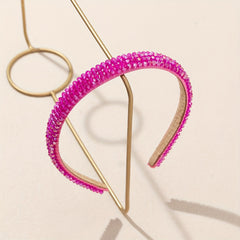 Colorful Rhinestone Headband Glitter Hair Band for Women Girls
