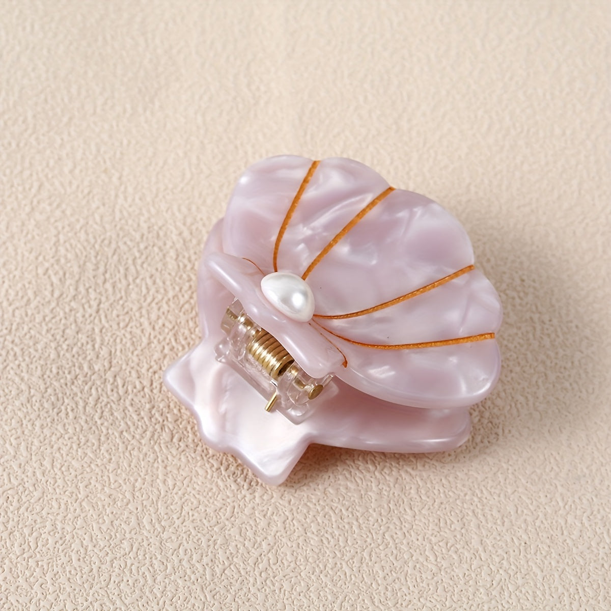 Acetate Ocean Series Shell Shaped Hair Claw Clip for Women Girls