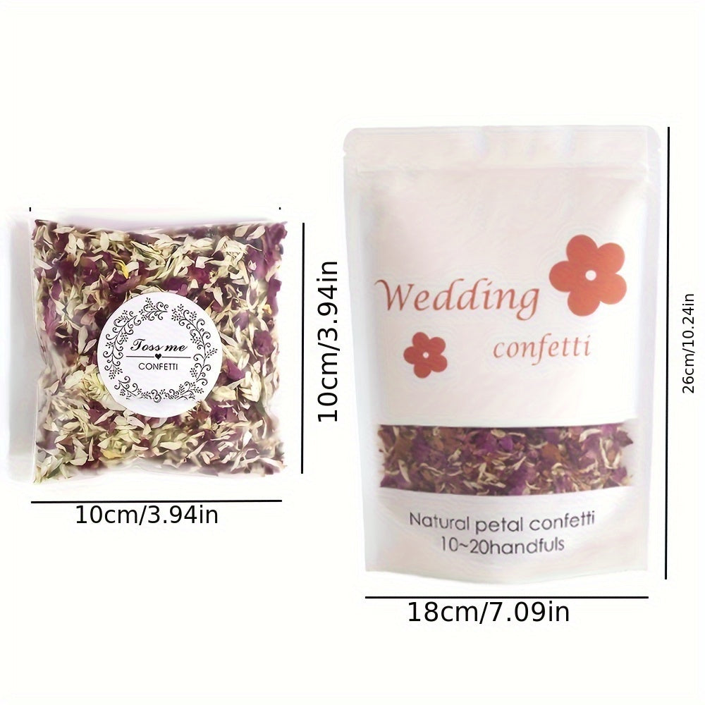 Biodegradable Party Confetti Real Rose Petals for Wedding 70g