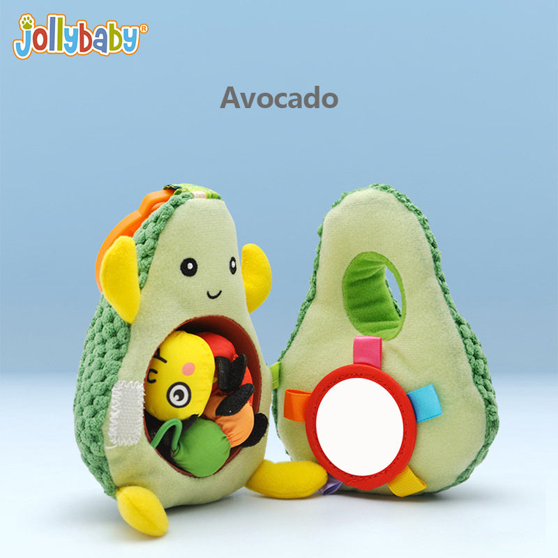 Jollybaby Baby Plush Fruit Doll Caterpillar Toy