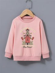 Halloween Kid's Sweatshirt Long Sleeve Top Crew Neck Pullover