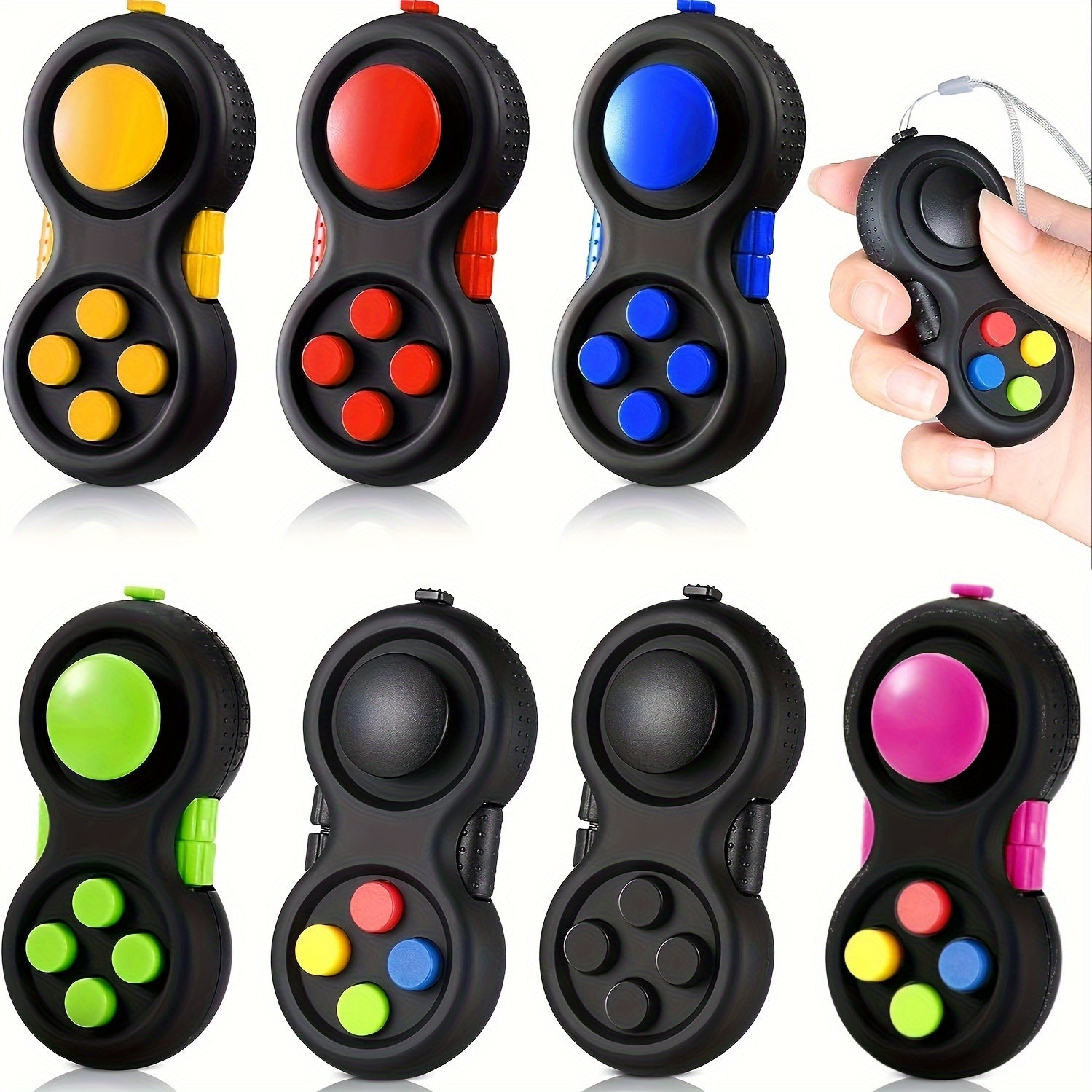 8-in-1 Fidget Pad Stress Reducer Toy