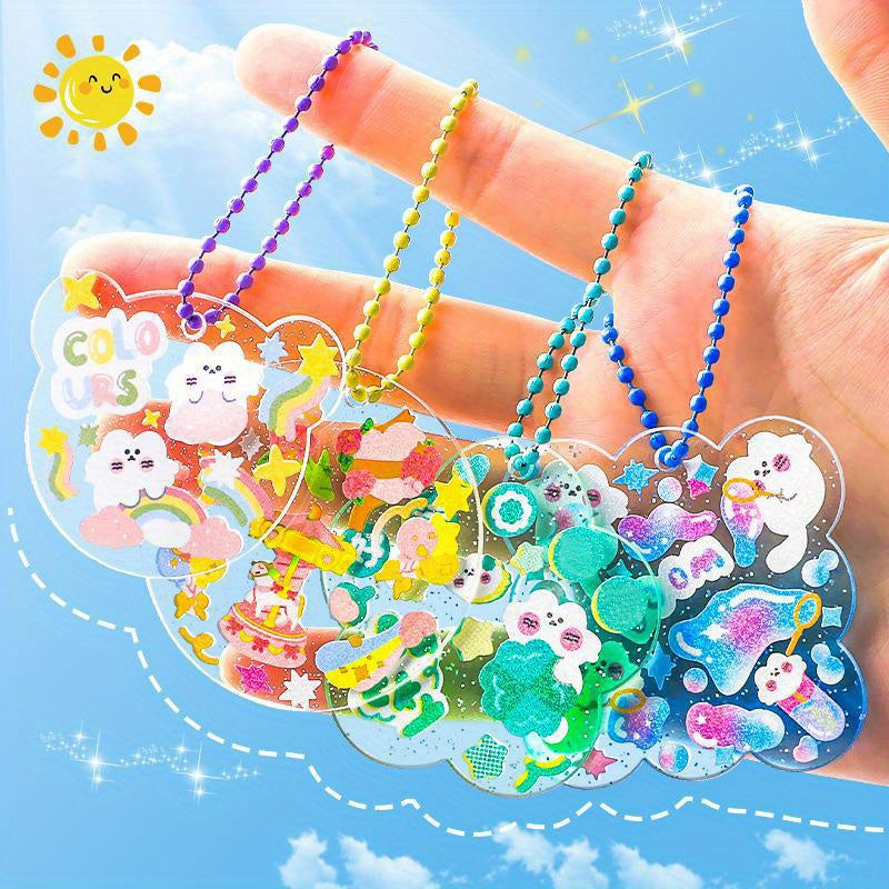 26pcs DIY Acrylic Pendant Children Small Gift Backpack Decoration