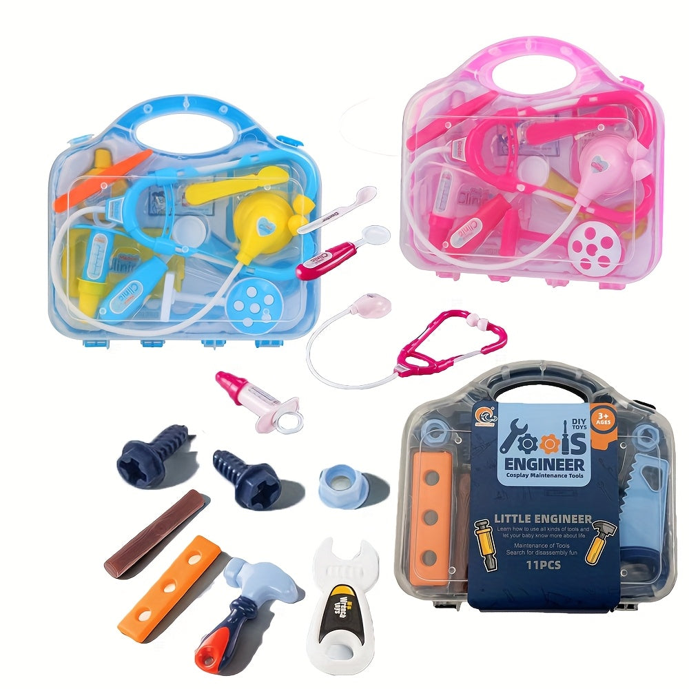 Kids Doctor Toy Set Medical Box Tool Kit Birthday Gift