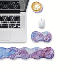 Ergonomic Mouse Pad Keyboard Mousepad With Wrist Support