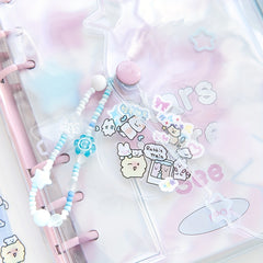 1pc PET Flash Film Gukat Stickers 6 7In 2 8In Cartoon Decoration Stick
