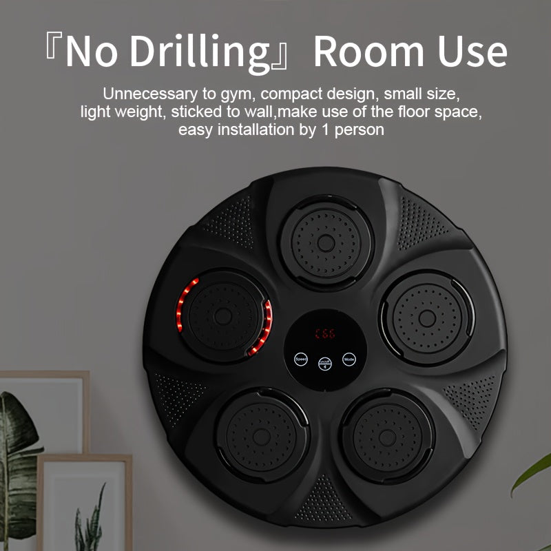 Wall Mounted Music Boxing Target for Home Training