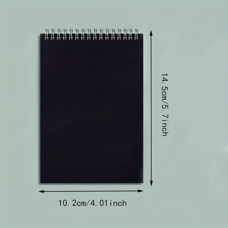 4pcs Spiral Notebook Lined/Unlined 80 Blank Pages Office Learning Supplies