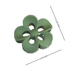 Matte Floral Hollow Hair Clip Hair Claw Clip Minimalist Hair Claw