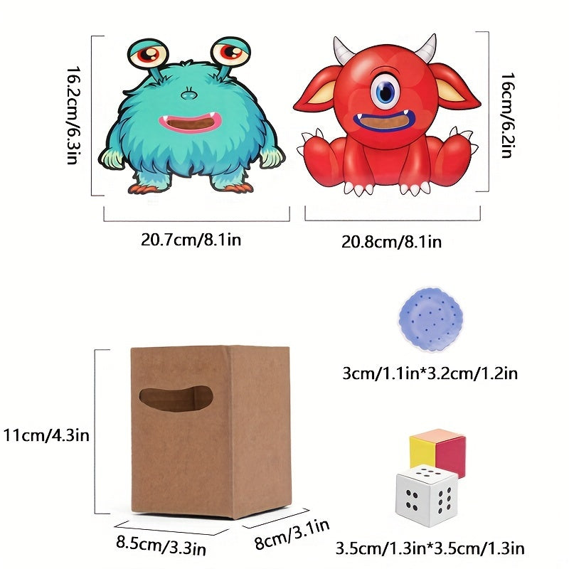 Qixi Monster Cookie Math Toy for Kids