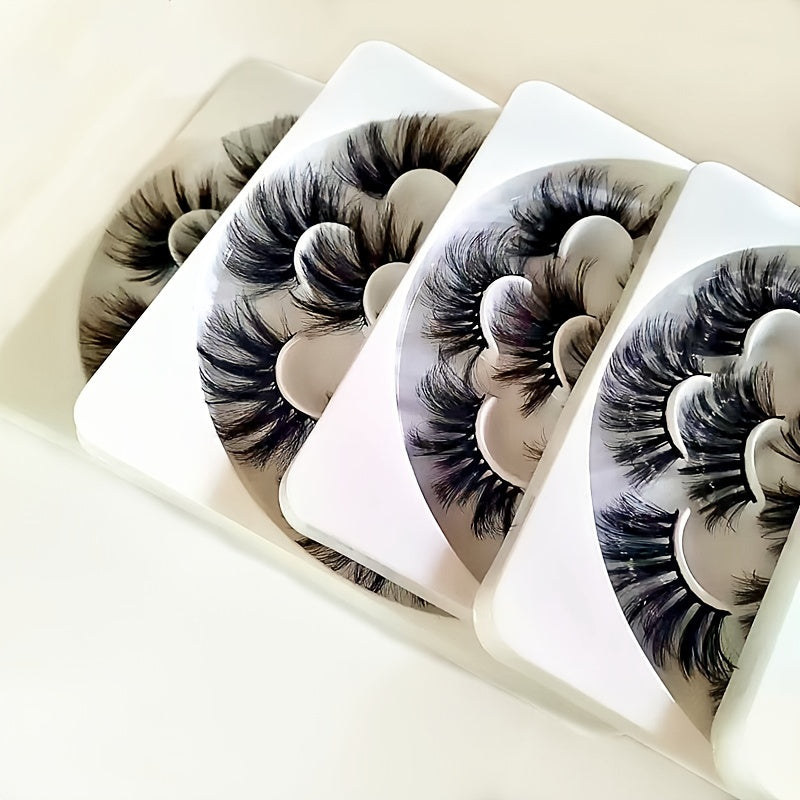 35 Pairs 25mm Fluffy Dramatic False Eyelashes Cosplay Manga Extension