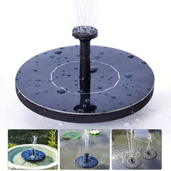 Solar Fountain Pump With 6 Nozzles - For Bird Bath Ponds Garden