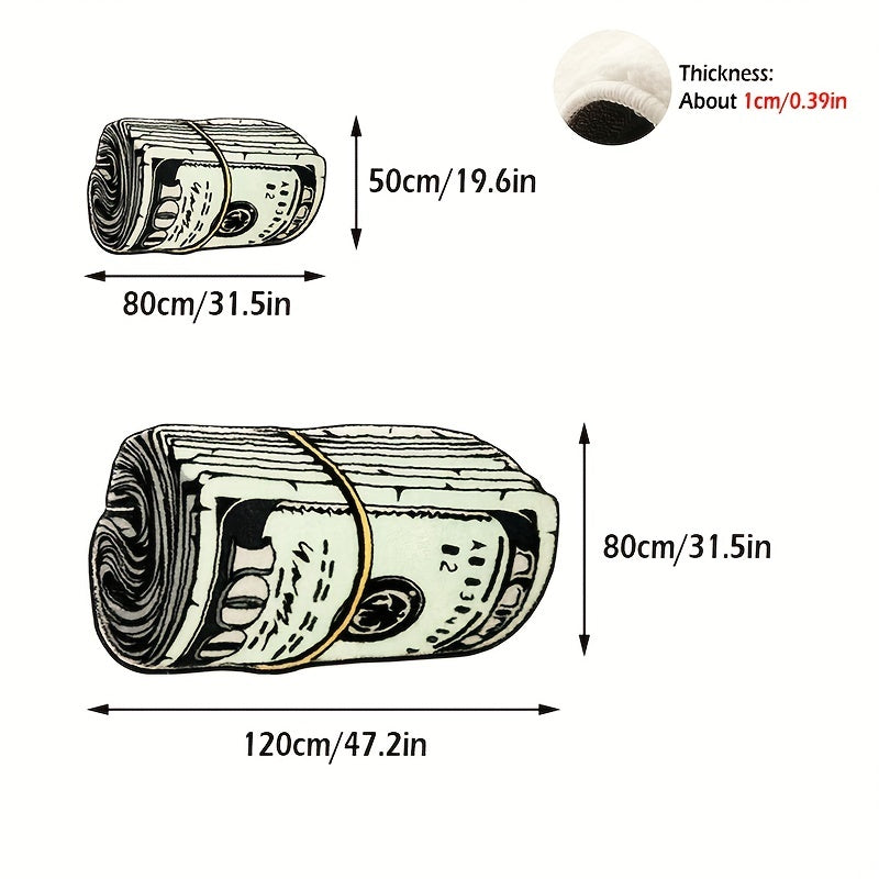 American Creative Plush Carpet Dollar Home Floor Mat Bathroom