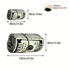 American Creative Plush Carpet Dollar Home Floor Mat Bathroom