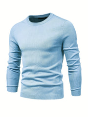 Men's Crew Neck Slim Fit Knit Sweater