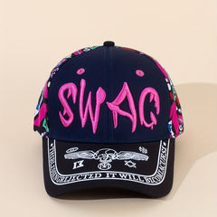 Hip Hop Graffiti Baseball Cap Y2K Gothic Letter Embroidery Dad Hats Unisex