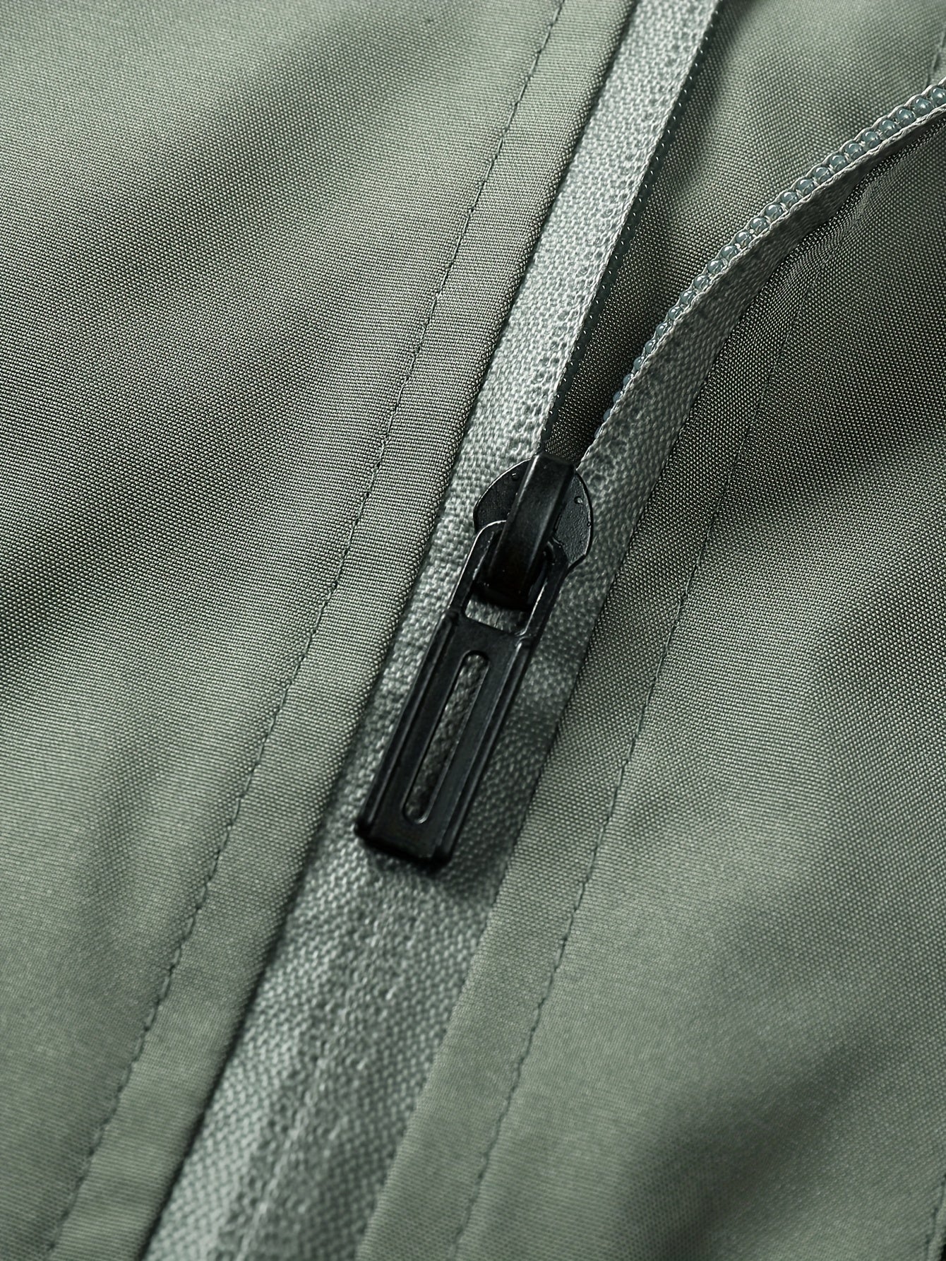 Men's Zip Up Hooded Windbreaker Jacket