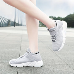 Soft Thick Sole Mesh Breathable Running Shoes