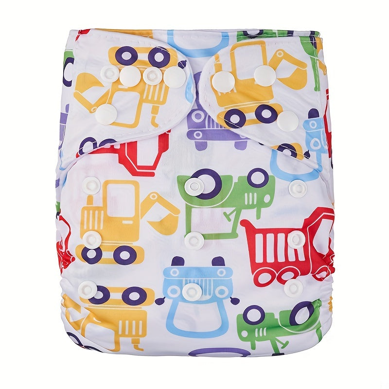 Reusable Adjustable Diaper w/ Inserts for Babies 3-15kg