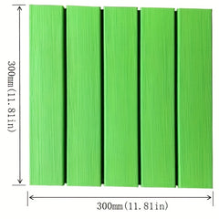 6pcs High Plastic Wood Flooring Terrace Garden Anticorrosive Waterproof