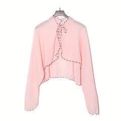 Chiffon Ruffles Sunproof Shawl UV Protection Cape