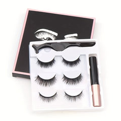 Magnetic Cat Eye Eyelashes Set - Reusable & Long Lasting