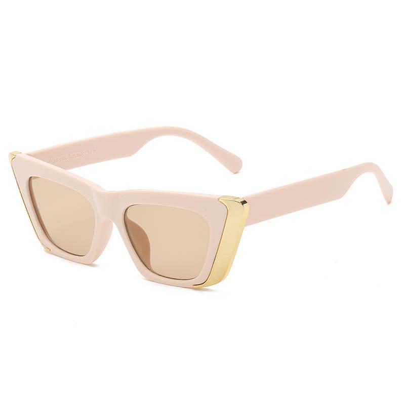 Square Cat Eye Sunglasses Women Thick Rectangle Frame