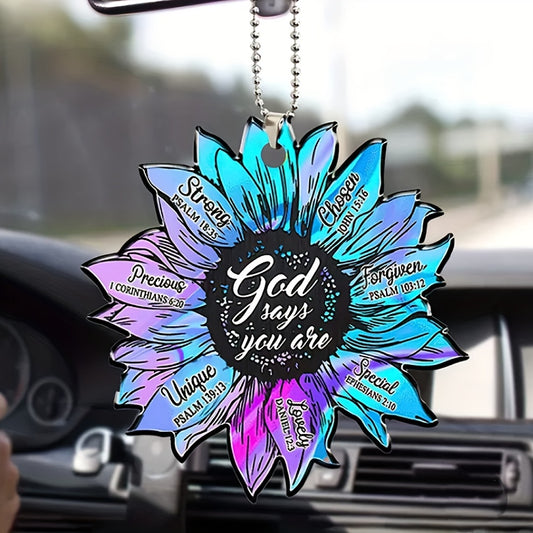Colorful Sunflower Door Plate Hanging Decoration Home Decor Gift
