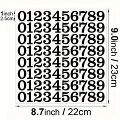Cartoon Number Stickers Self Adhesive for Office Classroom Car Party