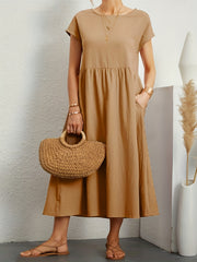  Casual Maxi Dress With Pockets