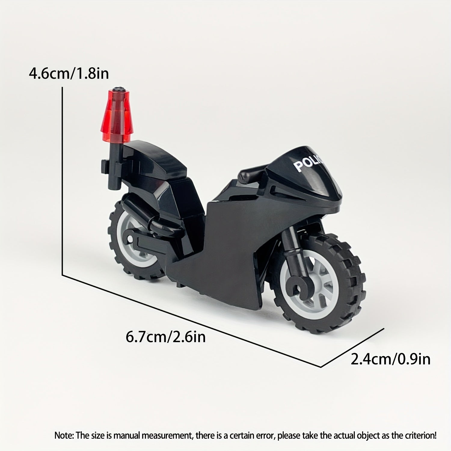 ABS Motorcycle Building Block Assembly Toy - Christmas & Halloween Scene
