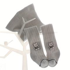 Kids Knitted Pantyhose Cartoon Bear Children's Leggings