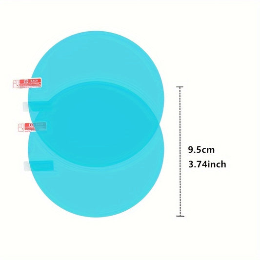 2 Pcs Car Rearview Mirror Rainproof Anti-Fog Protective Film