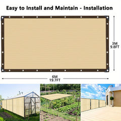 Durable Shade Sail Canopy for Garden & Patio