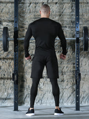 Xinso Prince Men's Compression Workout Set - Pants, Leggings, Shirts, Hoodie