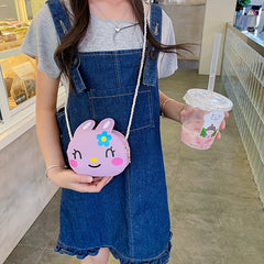 Kids Cartoon Rabbit Crossbody Bag Coin Purse for Girls