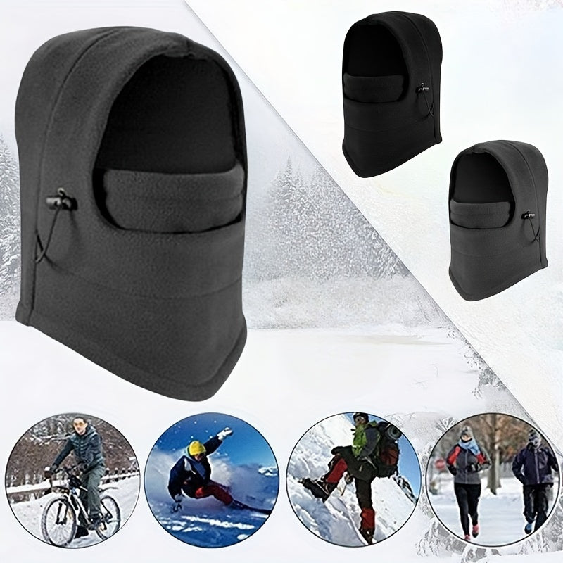 Solid Warm Balaclava Hat for Outdoor Activities