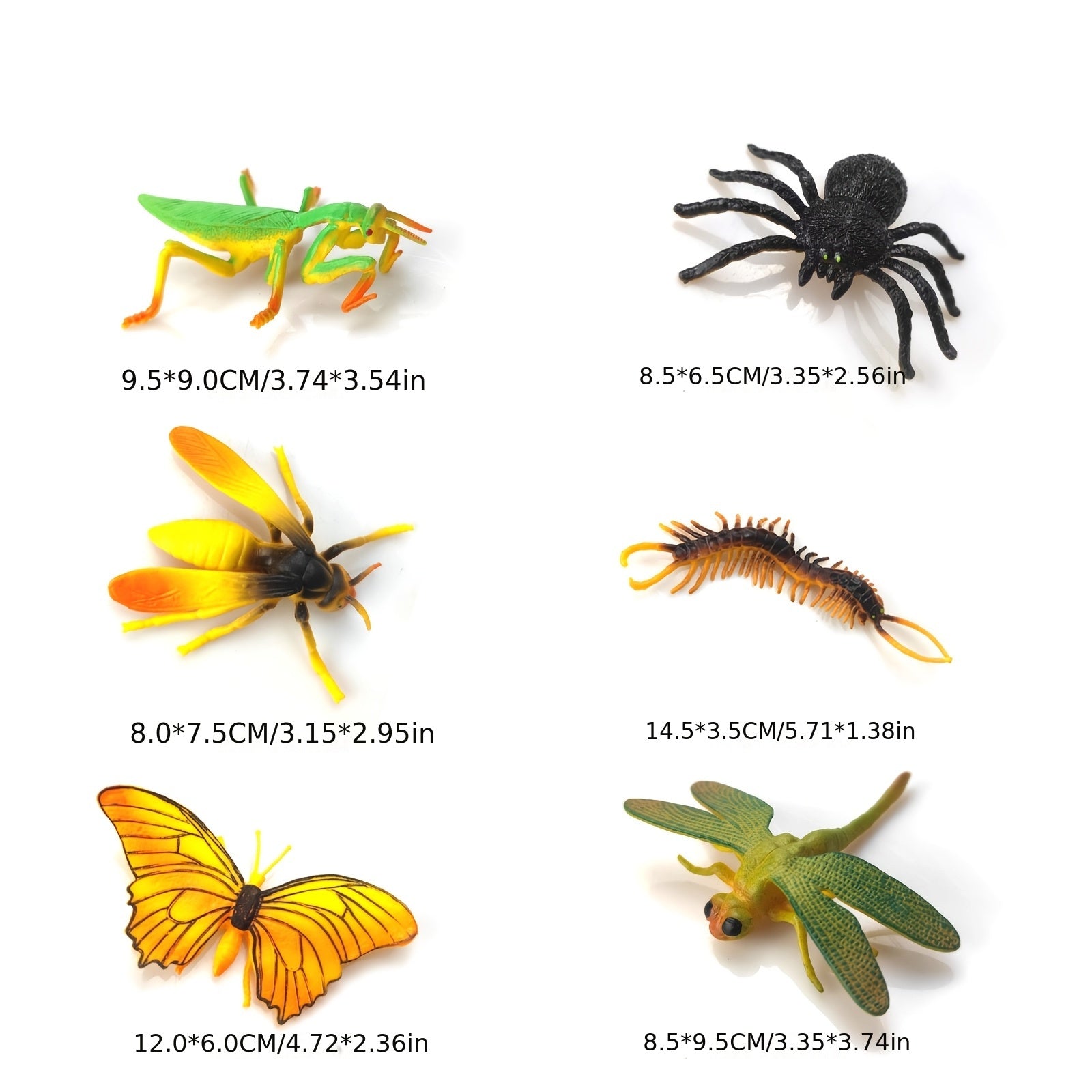 Realistic Insect Toy Models - Prank Toys Spider Butterfly Dragonfly