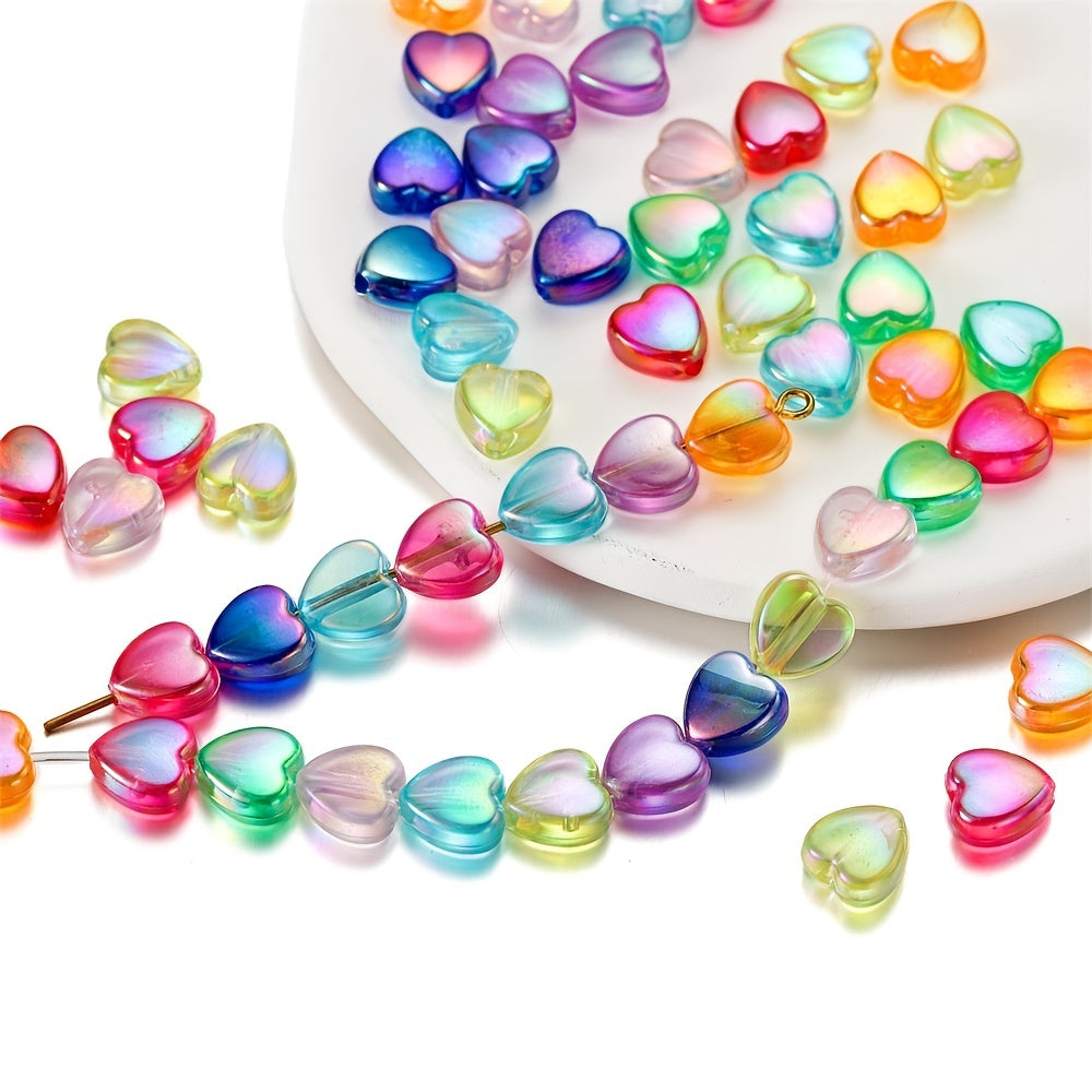 DIY Love Pearl Peach Heart Beads for Kids