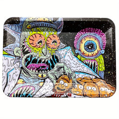 Metal Rolling Tray Fun And Gift Ideal Accessory For Home Or Travel 18.03cm X 11