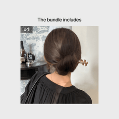 Metal Leaf Hair Pin Golden And Silvery Leaf Hairpin Hair Accessory Gift For Mom