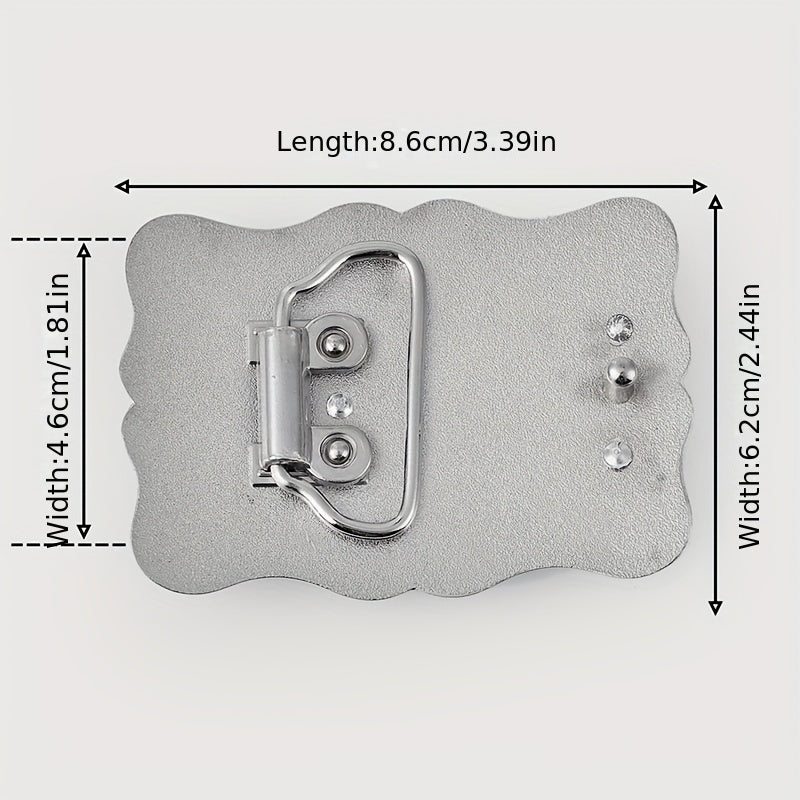 Vintage Leather Belt Buckle for Women DIY Waistband