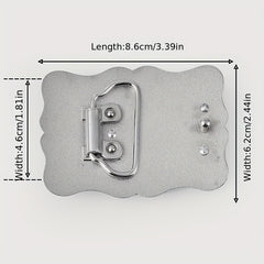 Vintage Leather Belt Buckle for Women DIY Waistband